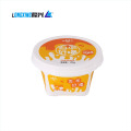 Eco Friendly Durable Freeze  150g-230ground square Custom Logo IML PP Plastic Disposable Ice Cream Cup with Lid 003#